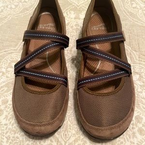 Dansko Leather Hazel Mary Jane Strappy Shoes
